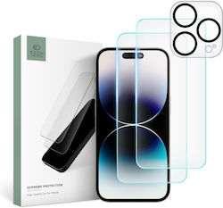 Tech-Protect Set Gehärtetes Glas 2Stück (iPhone 15 Pro Max)