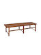 Bench Outdoor Wooden 180x56x46cm