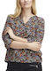 Fransa Women's Blouse Long Sleeve Multicolour