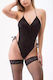 Lafagot Sexy Bodysuit Schwarz