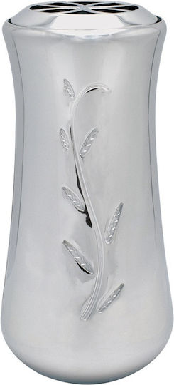 Metallic Memorial Vase 14.5x31cm
