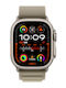 Apple Watch Ultra 2 Titanium 49mm Waterproof with eSIM and Heart Rate Monitor (Olive Alpine Loop - Large - Large)