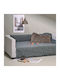 Kentia Kanon Sofa Throw 2 Seater Chenille 180x250cm 24 Dark Gray