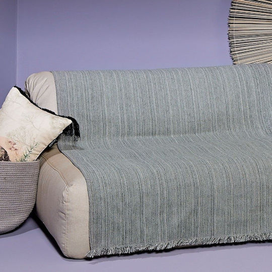 Kentia Grant Ριχτάρι Πολυθρόνας Chenille 170x180εκ. 22 Grey