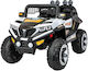 Buggy Two Seater with Remote Control 12 Volt White