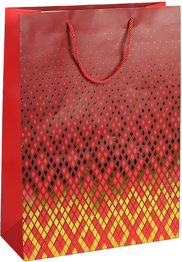 Keskor Papier Tasche für Geschenke Rot 30x12x41.5cm.