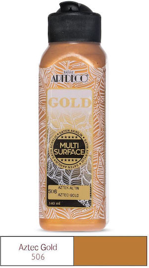 Art & Hobby Spray Paint Acrylic with Metallic Effect Gold Aztec Gold 506 140ml