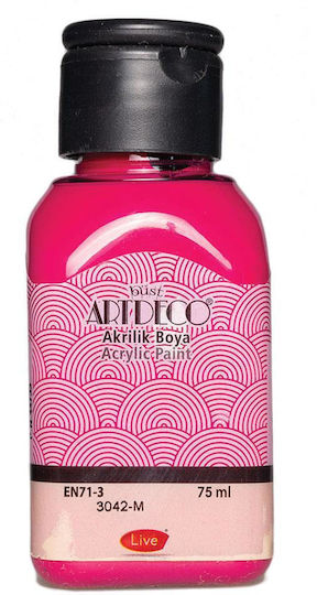 Art & Hobby Ακρυλικό Χρώμα Ζωγραφικής Magenta 3042 75ml