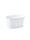 Plastic Forte Storage Basket Rattan White 6.4lt 1pcs
