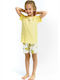 Roly Poly Kids Pyjamas Summer Cotton Yellow