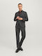 Pantaloni Chino Elastic Negru