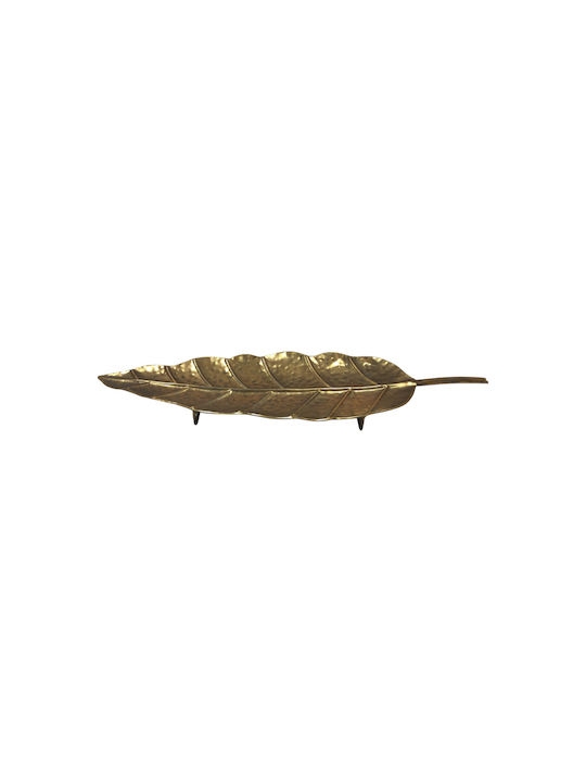 Etoile Vintage Metallic Decorative Platter Gold 92x27x5cm