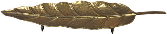 Etoile Dekorative Platte Metallisch Gold 1Stück 92x27x5cm