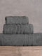 Rythmos Badehandtuch Aria 75x150εκ. Dark Gray Gewicht 600gr/m²