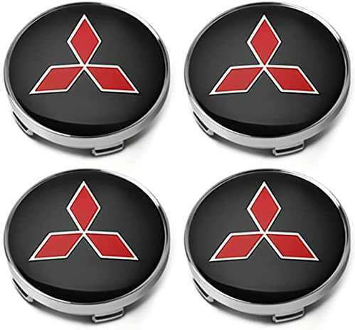 Τάπες Κέντρου Ζάντας Mitsubishi με Εσωτερική Διάμετρο 60mm 4τμχ