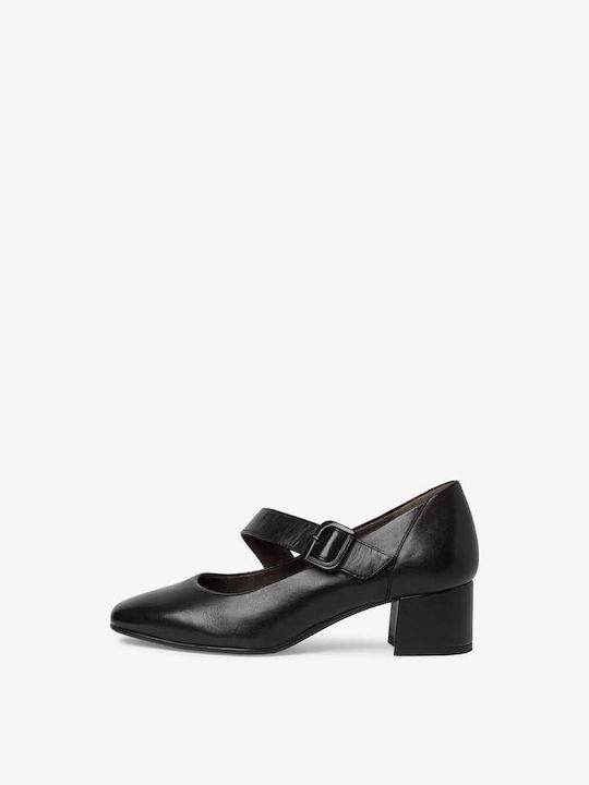 Tamaris Leather Black Heels