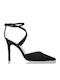 Heels with Strap Black