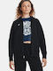 Rival Women's Sweatshirt Jacket Hooded Black