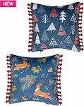 Kentia Christmas Decorative Square Pillowcase M...