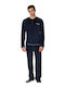 Lydia Creations Men's Winter Velvet Pajamas Set Navy Blue