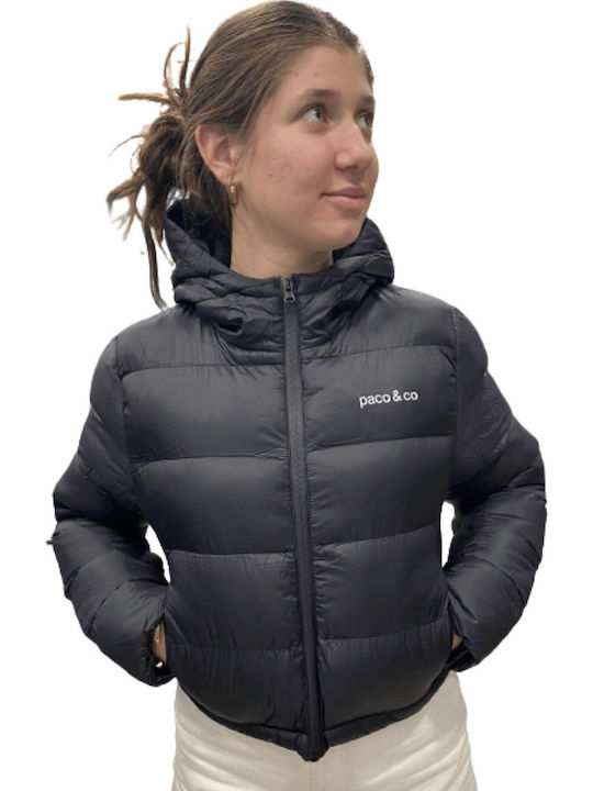 Paco & Co Kurz Damen Puffer Jacke für Winter Sc...