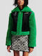 Women's Short Lifestyle Jacket for Winter Green