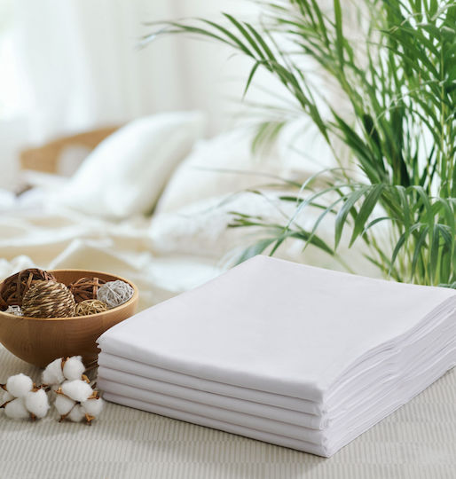 Getcozy Home Hotel Sheet White Double 200x270cm 1pcs