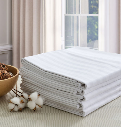 Getcozy Home Hotel Sheet White Queen Size 225x280cm 1pcs