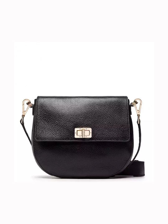 Geox Leather Women's Bag Shoulder Black