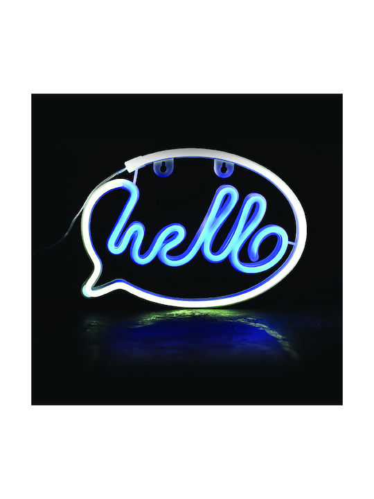 Aca Neon Διακοσμητικό Φωτιστικό LED 25.5x18.5εκ.