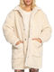 Billabong Women's Long Lifestyle Jacket for Winter White