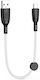 XO NB247 USB 2.0 Cable USB-C male - USB-A Λευκό 0.25m 16.005.0311