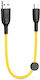 XO USB 2.0 Kabel USB-C männlich - USB-A Gelb 0.25m