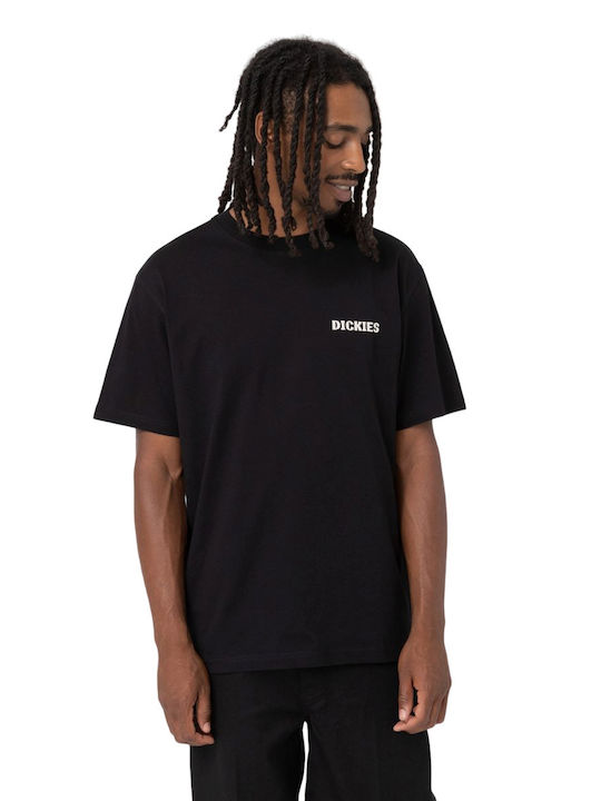 Dickies T-shirt Bărbătesc cu Mânecă Scurtă Negru