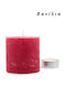 Kerino Aromatic Candle with Vanilla Scent 7x7cm Burn Time 30 Hours