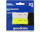 GoodRAM UME2 32GB USB 2.0 Stick Λευκό & Κίτρινο