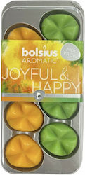 Bolsius Αρωματικό Κερί Joyful & Happy Mix 8τμχ