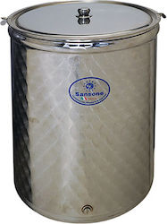 Sansone Container din Oțel Inox Lipit 400lt Sansone Container din Oțel Inox Lipit 400lt