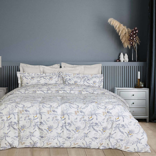 Das Home Set Cearșafuri Single 170x260cm. Happy 9613 Gri 3buc