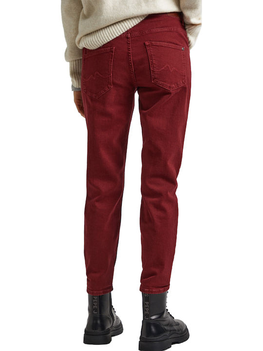 Damen Jeans Hosen in Relaxed Passform Lila