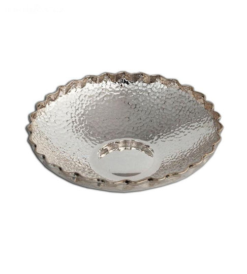 SilverBrand.gr Dekorative Schale Silber Silber 14x14x4cm