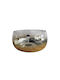 Karvounis Decorative Bowl Gold 21.5x21.5x10.4cm