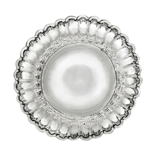 Savvas Design Decorative Bowl Silver 15x15x5.5cm