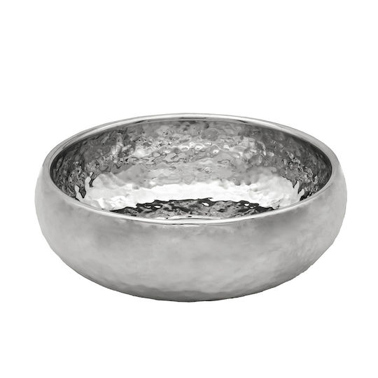 Savvas Design Декоративна купа Silver Сребрист 8x8x3.5см 1бр