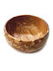 Wooden Art Bol Decorativ Lemn Bej 14x14cm 1buc
