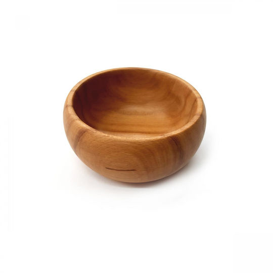 Wooden Art Декоративна купа Дърво Бежов 12x12см 1бр