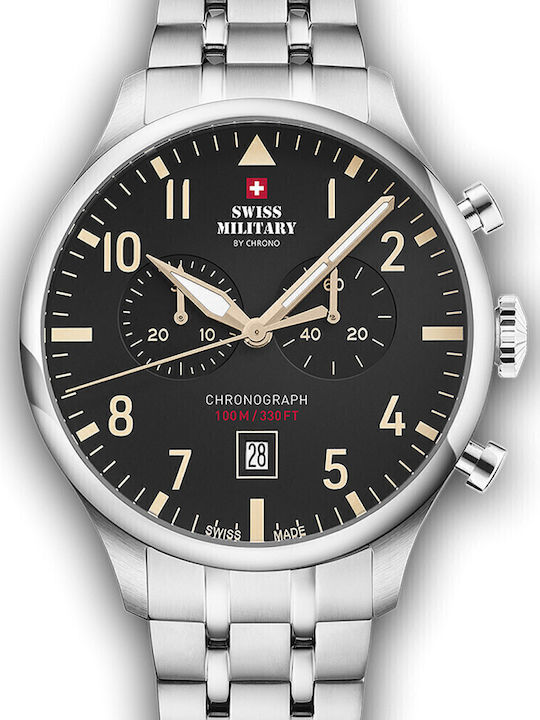 Swiss Military by Chrono Мъжки Часовник 43мм Хр...