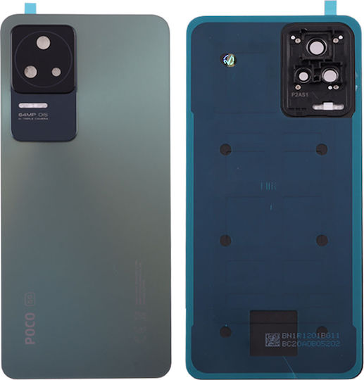 Xiaomi Καπάκι Μπαταρίας Battery Cover Camera Lens Πράσινο για Poco F4 GT
