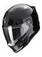 Scorpion Solid Black Κράνος Μηχανής Full Face ECE 22.06
