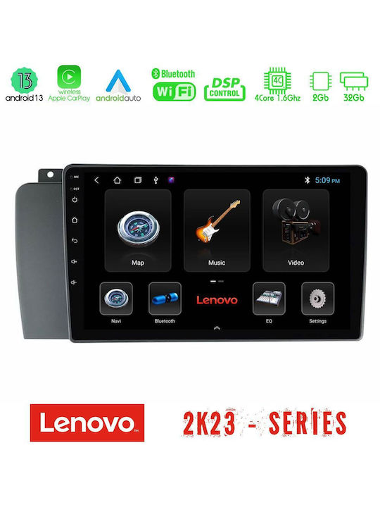 Lenovo Sistem Audio Auto pentru Volvo S60 2004-2009 (Bluetooth/USB/WiFi/GPS) cu Ecran Tactil 9"